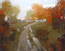 "Осенние дороги", х.,м., 100х120, 2005г.